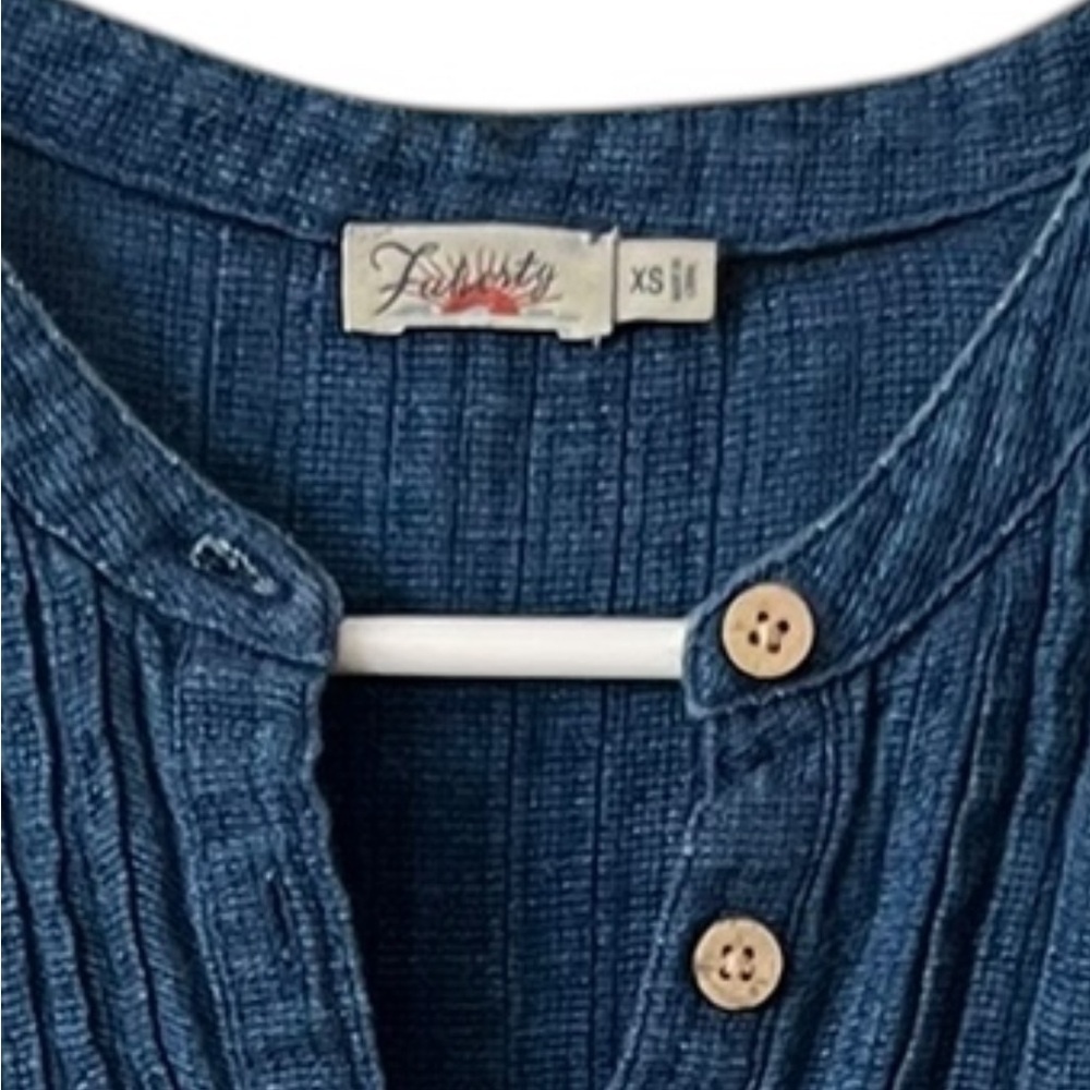 Faherty 100% Linen Gemina Dress, Size XS - Picture 11 of 12